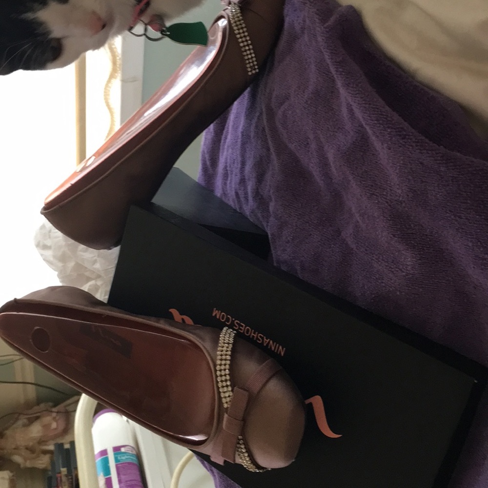 One pair Nina Shoes, brand new, never been worn.